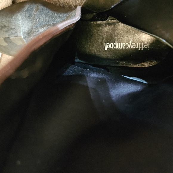 Jeffrey Campbell Camouflage Black Green Siren Boots/Booties - size 8M - Picture 3 of 7